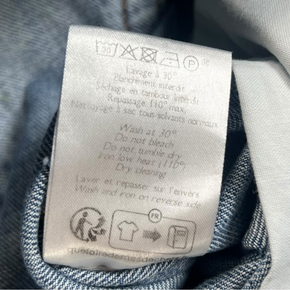 Sezane Denim Women’s Brut Sexy Slightly Tapered Straight Cut Jeans In Size 23 - Picture 8 of 13